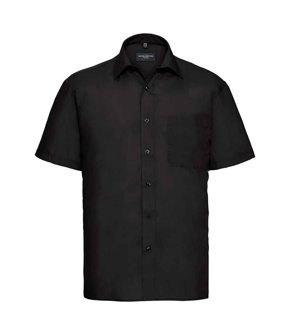 Russell Athletic Collection Short Sleeve Easy Care Poplin Shirt