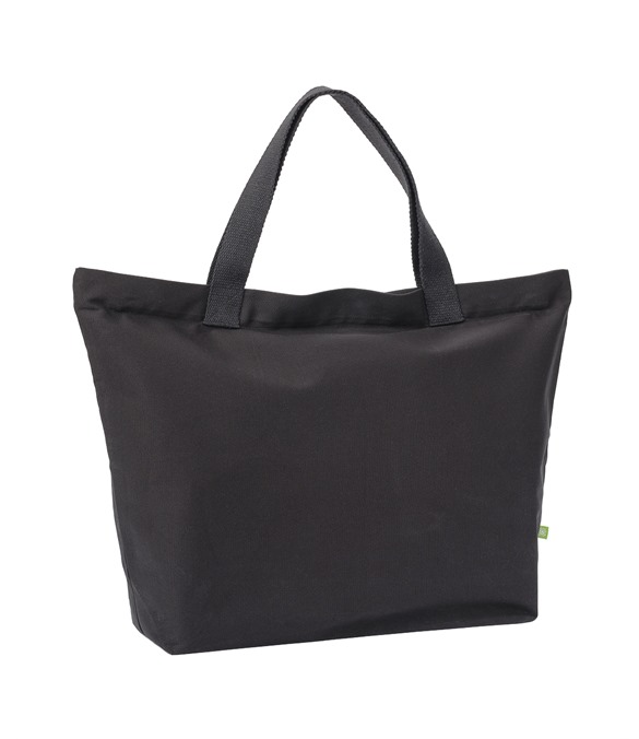 Elba organic canvas premium zip tote