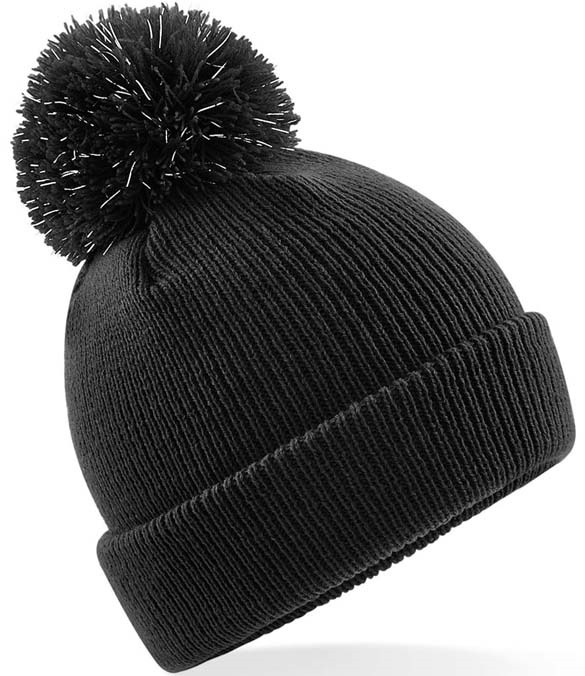 Beechfield Kids Reflective Bobble Beanie