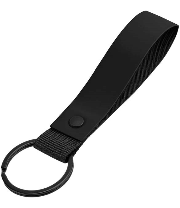 BagBase Matte PU Key Ring