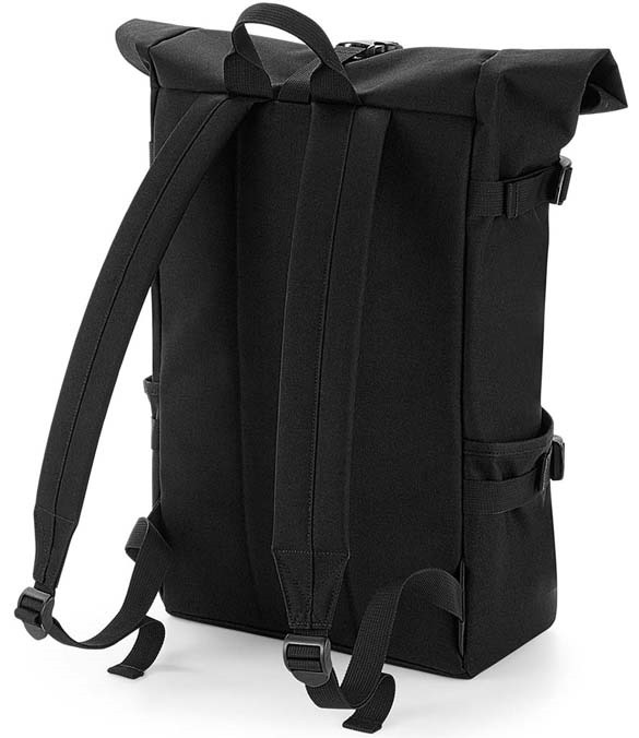 BagBase Block Roll-Top Backpack