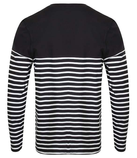 Front Row Unisex Long Sleeve Breton Striped T-Shirt