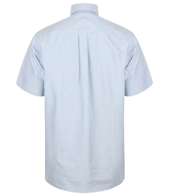 Henbury Short Sleeve Classic Oxford Shirt