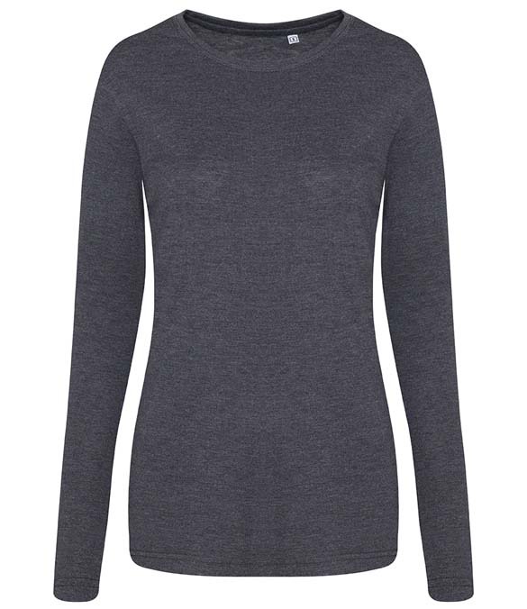 AWDis Ladies Long Sleeve Tri-Blend T-Shirt