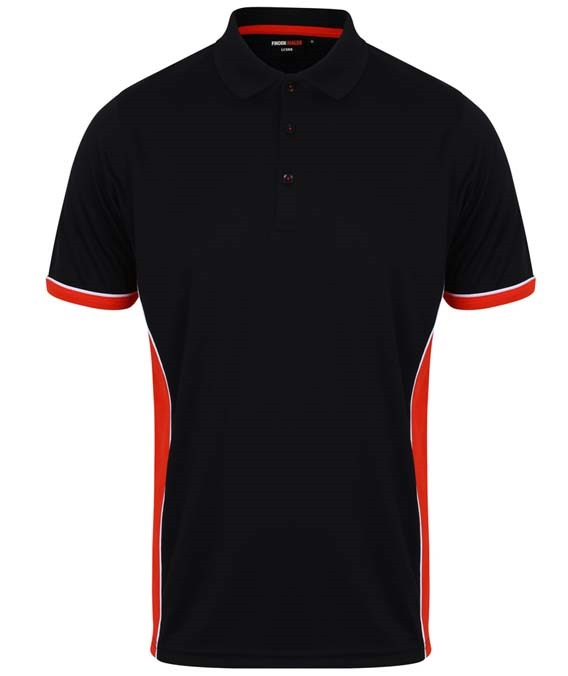 Finden and Hales Contrast Panel Polo Shirt