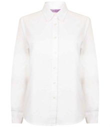Henbury Ladies Long Sleeve Classic Oxford Shirt