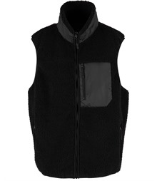 Bonded sherpa vest