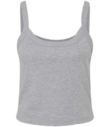 Bella Ladies Micro Rib Spaghetti Strap Tank Top