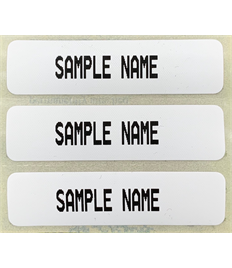 St George's Printed Name Tapes: Peel & Stick