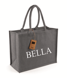 Personalised Jute Shopping Bag