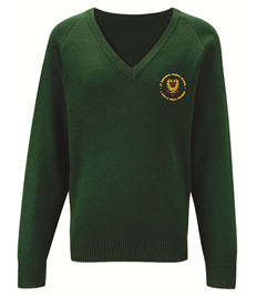 St Stephen's Knitted V Neck Jumper