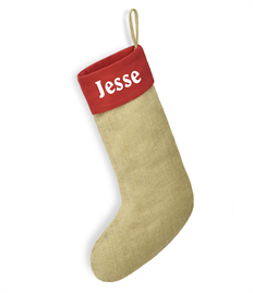Personalised Jute Stocking