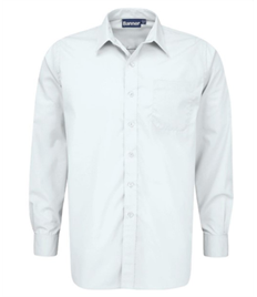 Leckhampton Boys L/S White Shirt (twin pack)