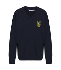 St Mary's Weston Knitted V Neck jumper