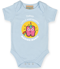 'Making Magic' Baby Bodysuit Pale Blue