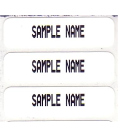 Abbot Alphege Printed Name Tapes: Peel & Stick