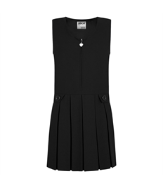 Zip Front Pinafore Dress 