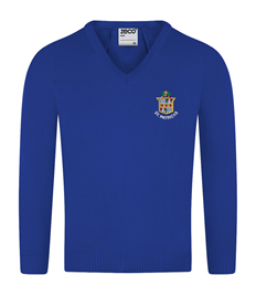 St Patrick's Knitted V-Neck Knitted Jumper
