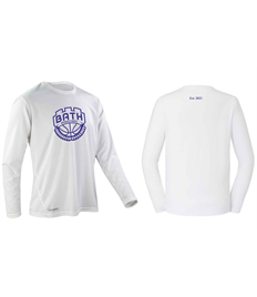 Bath Basketball Long Sleeve Performance T-Shirt.
