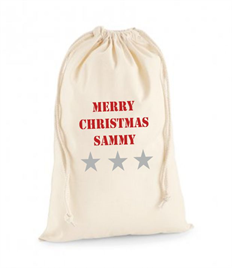 Personalised Cotton Stuff Bag